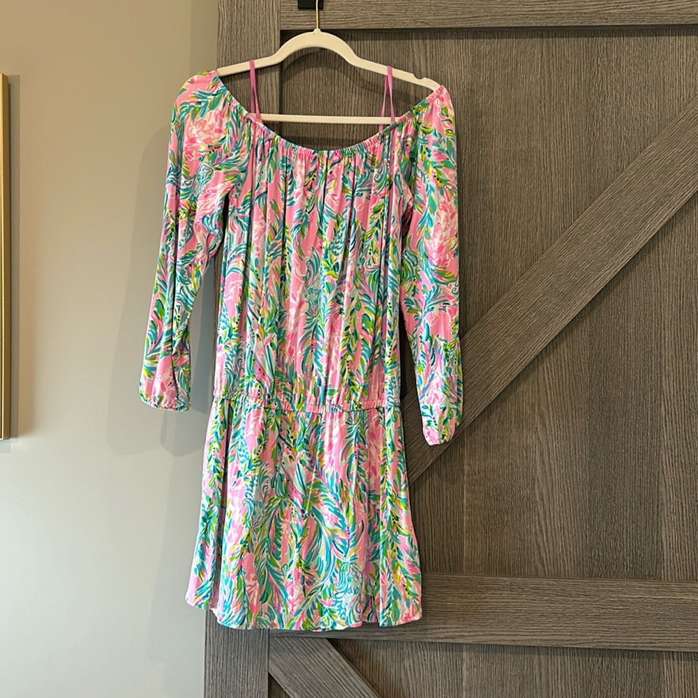 Lilly Pulitzer off shoulder dress